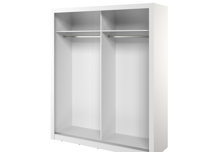Armoire blanche chambre 180 cm – ÉLÉNA