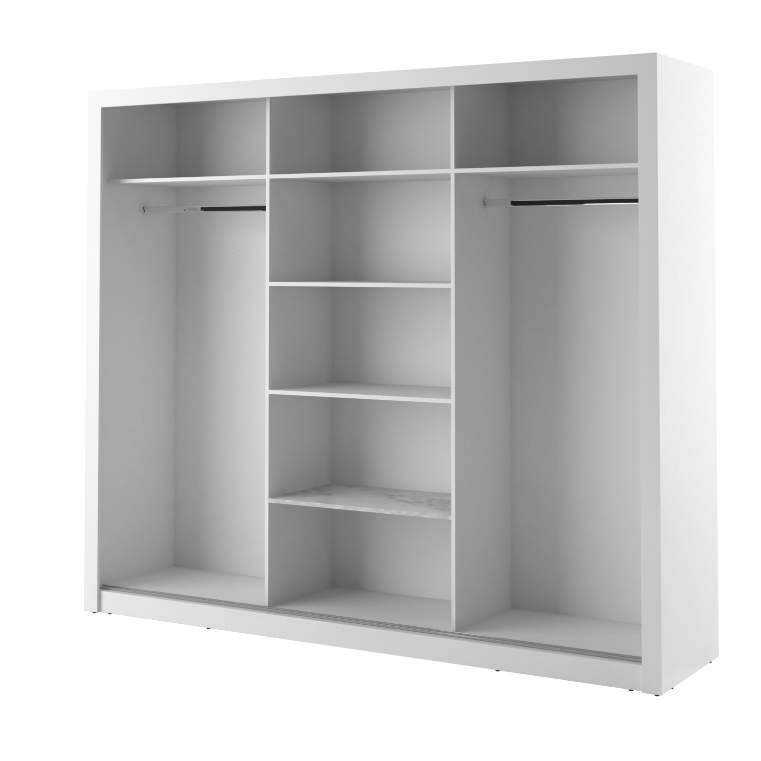 Armoire 3 portes avec miroir KAMAZZA