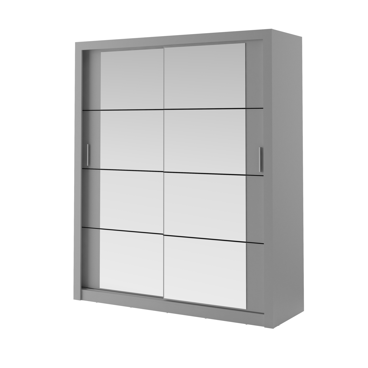 Armoire 2 portes avec miroir KAMAZZA