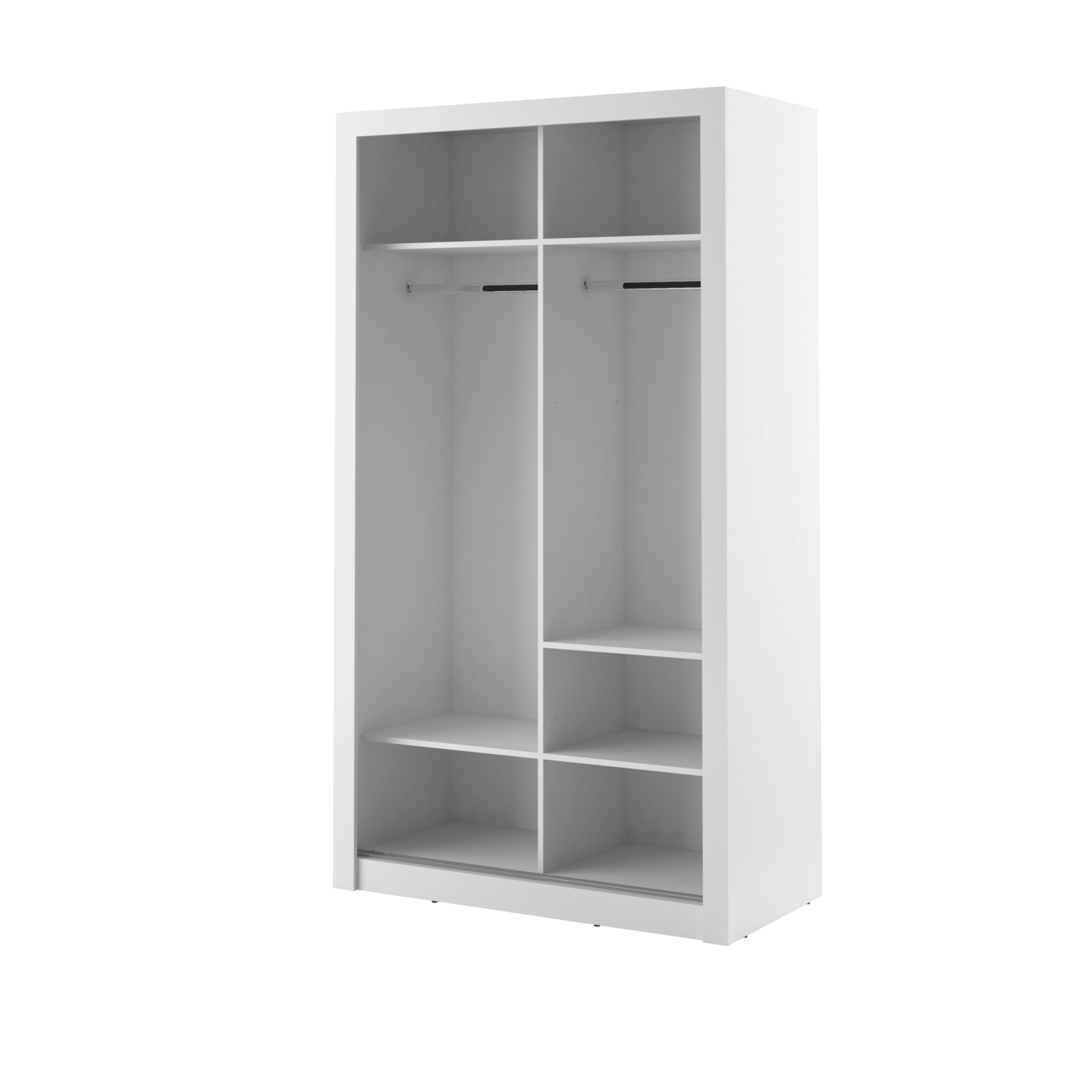 Armoire 2 portes avec miroir KAMAZZA