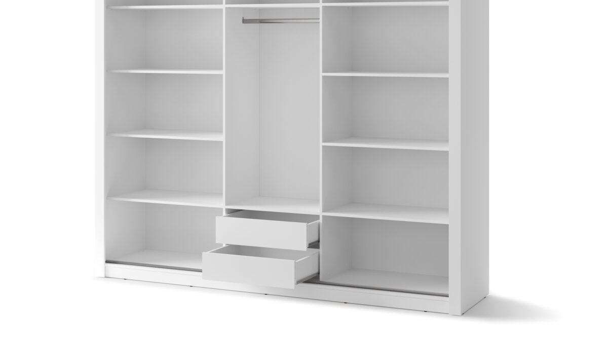 Armoire 3 portes avec miroir KAMAZZA
