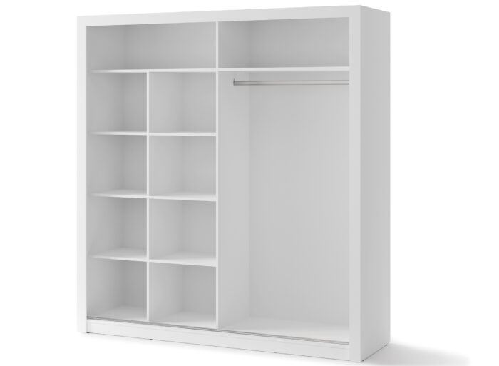 Armoire blanche design et robuste 203 cm – IDEA