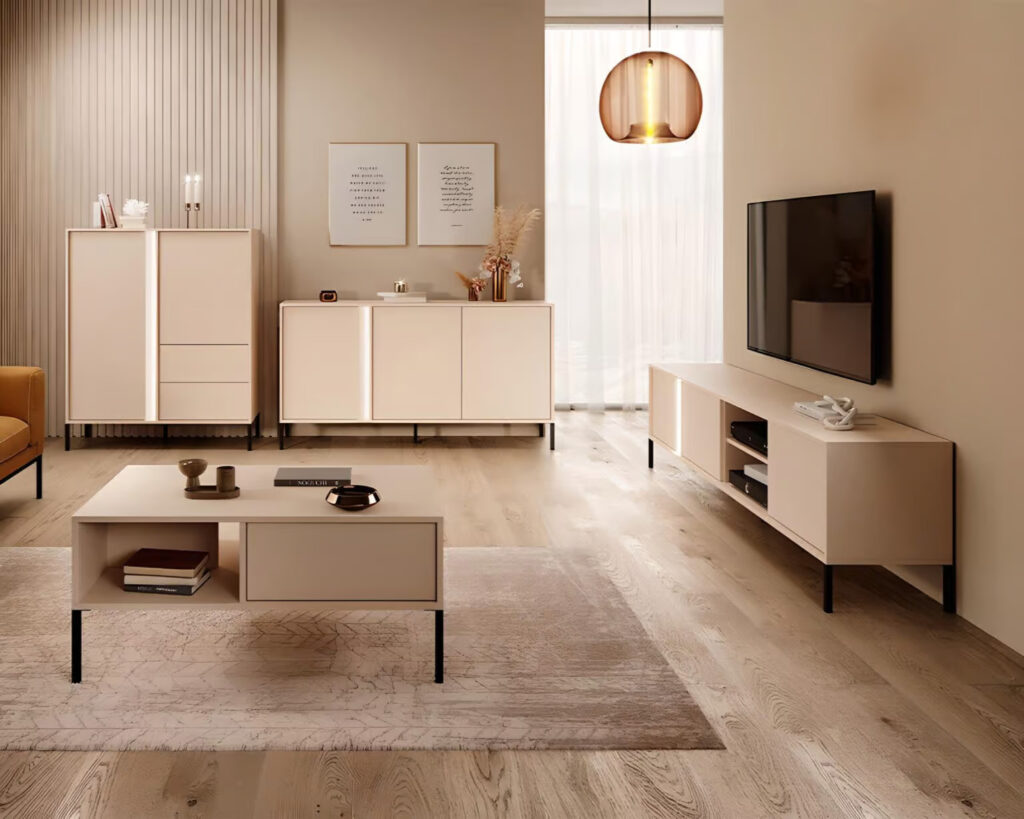 Aménager un petit salon - salon complet 200 cm LIXIA - article de blog