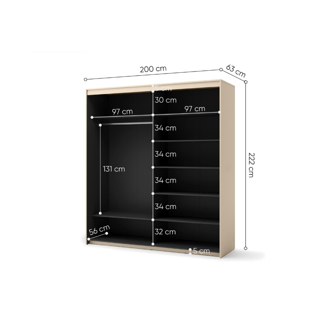 KAMAZZA Armoire beige