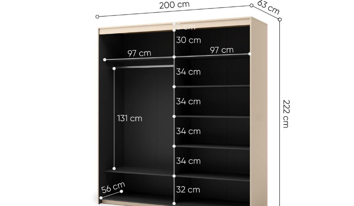 KAMAZZA Armoire beige