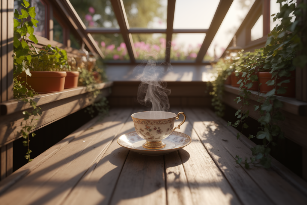 Une cuisine avec une verrière