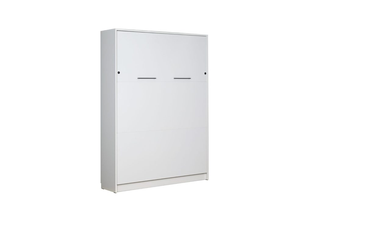 Armoire Lit escamotable 140x200 blanc mat KAMAZZA