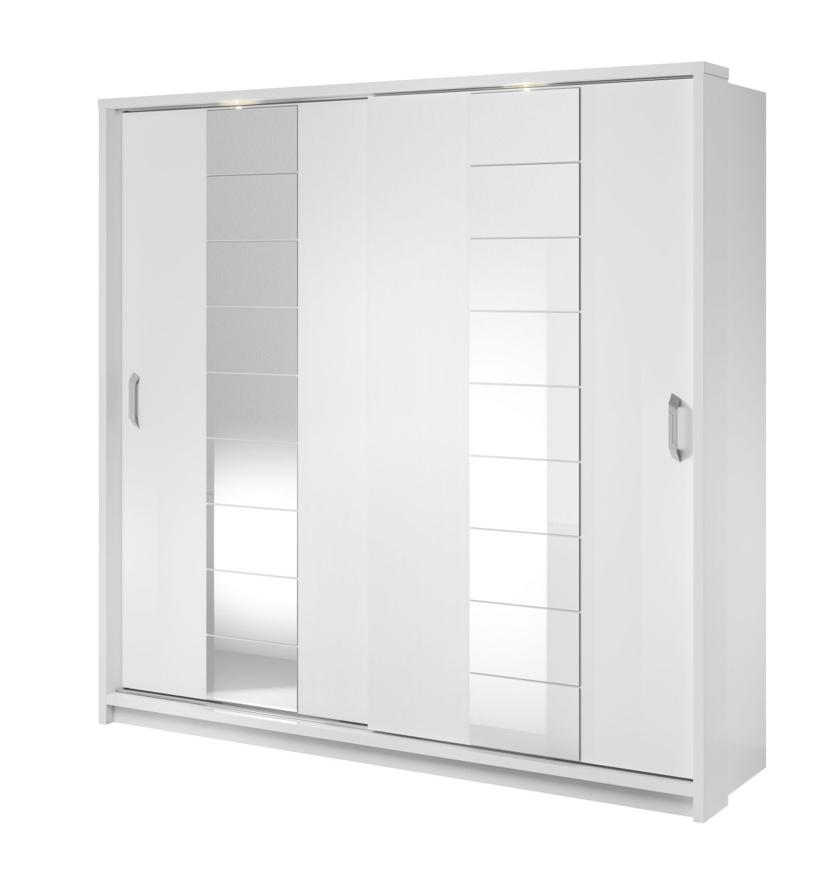 Armoire 2 portes avec miroir KAMAZZA