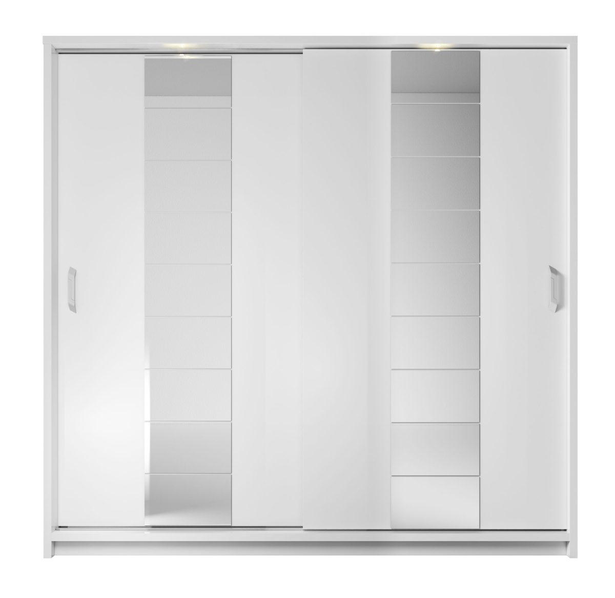 Armoire 2 portes avec miroir KAMAZZA