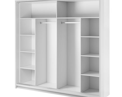 Armoire 2 portes avec miroir KAMAZZA