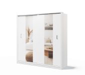 Armoire 2 portes avec miroir KAMAZZA