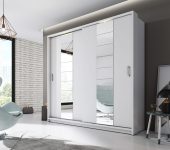 Armoire 2 portes avec miroir KAMAZZA