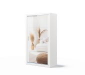 Armoire 2 portes avec miroir KAMAZZA