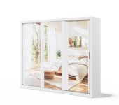 Armoire 3 portes avec miroir KAMAZZA