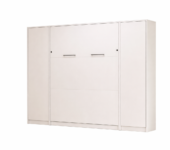 Armoire lit nova 140x200 avec rangement en position fermé KAMAZZA