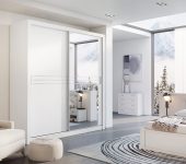 Armoire 2 portes avec miroir KAMAZZA