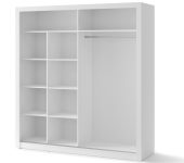 Armoire 2 portes avec miroir KAMAZZA