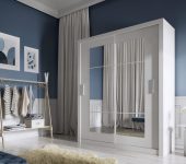 Armoire 2 portes avec miroir KAMAZZA