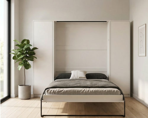 Lit armoire 140x200 nova ouvert kamazza