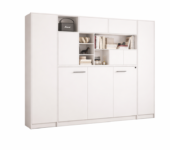 Lit armoire horizontal fermé avec rangement Lago Kamazza
