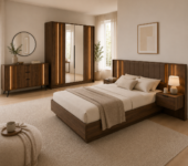 Chambre complète ava adulte avec armoire et lit coffre KAMAZZA