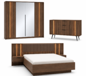 chambre complete AVA avec lit commode armoire