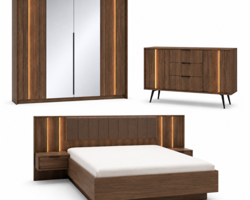 chambre complete AVA avec lit commode armoire