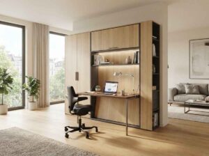 Où installer un bureau rétractable à la maison