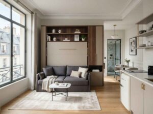 Lit escamotable avec canapé proposer un vrai salon sans ajouter un second meuble