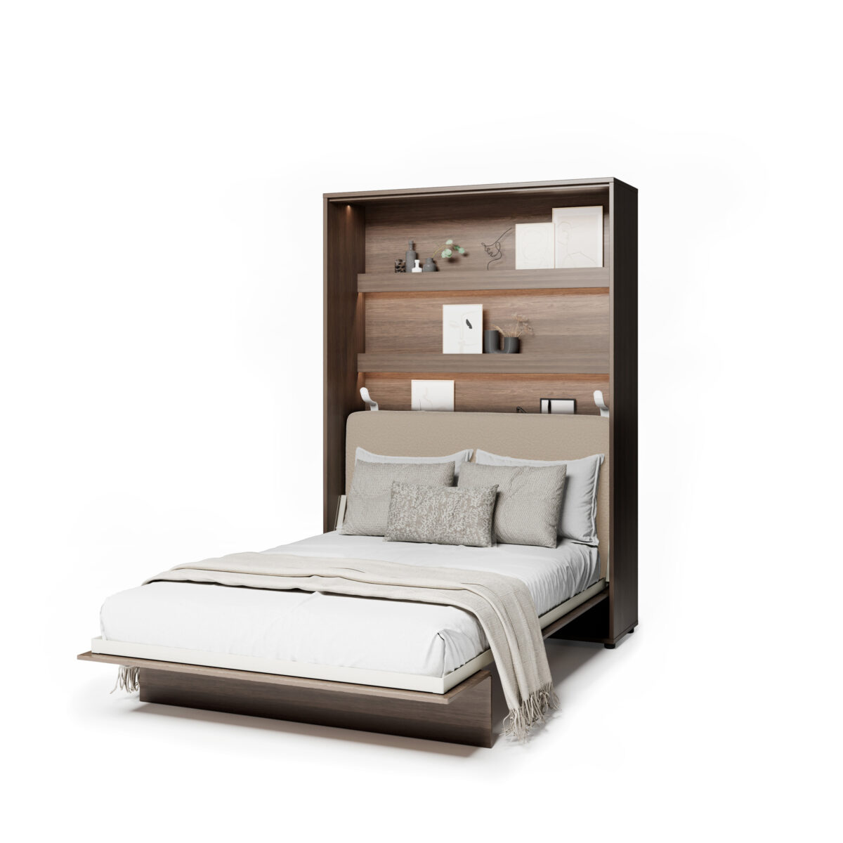 Lit escamotable avec tete de lit KAMAZZA