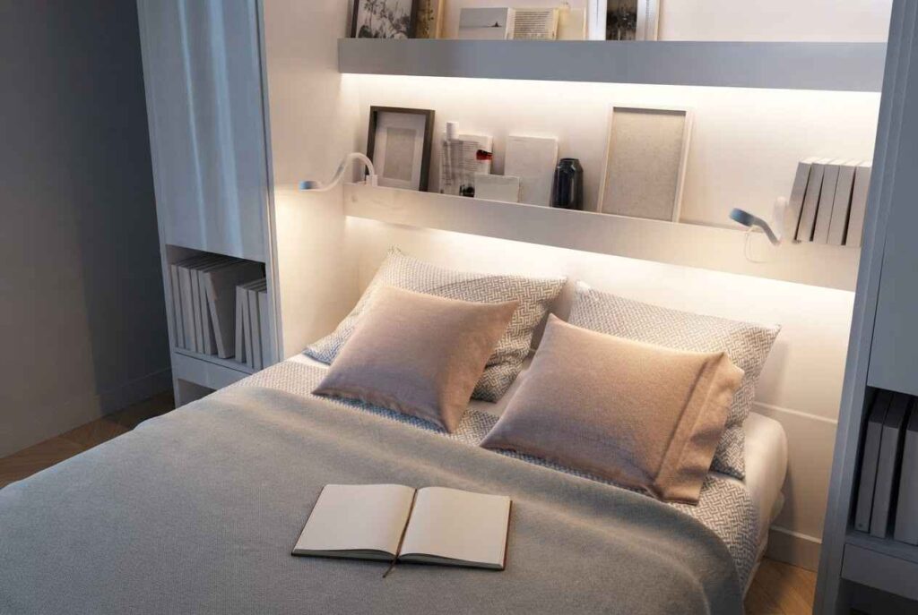 Lit escamotable 2 places