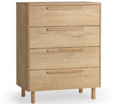 4024244 – Dresser 4 drawers Well oak -1 
