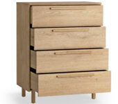 4024244 – Dresser 4 drawers Well oak – 2 