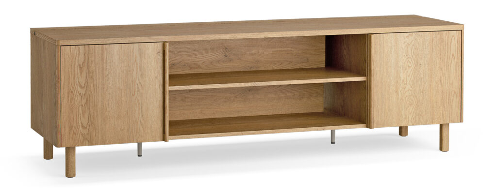 Meuble tv 1 porte 2 tiroir JADE pour un intérieur ordonné.