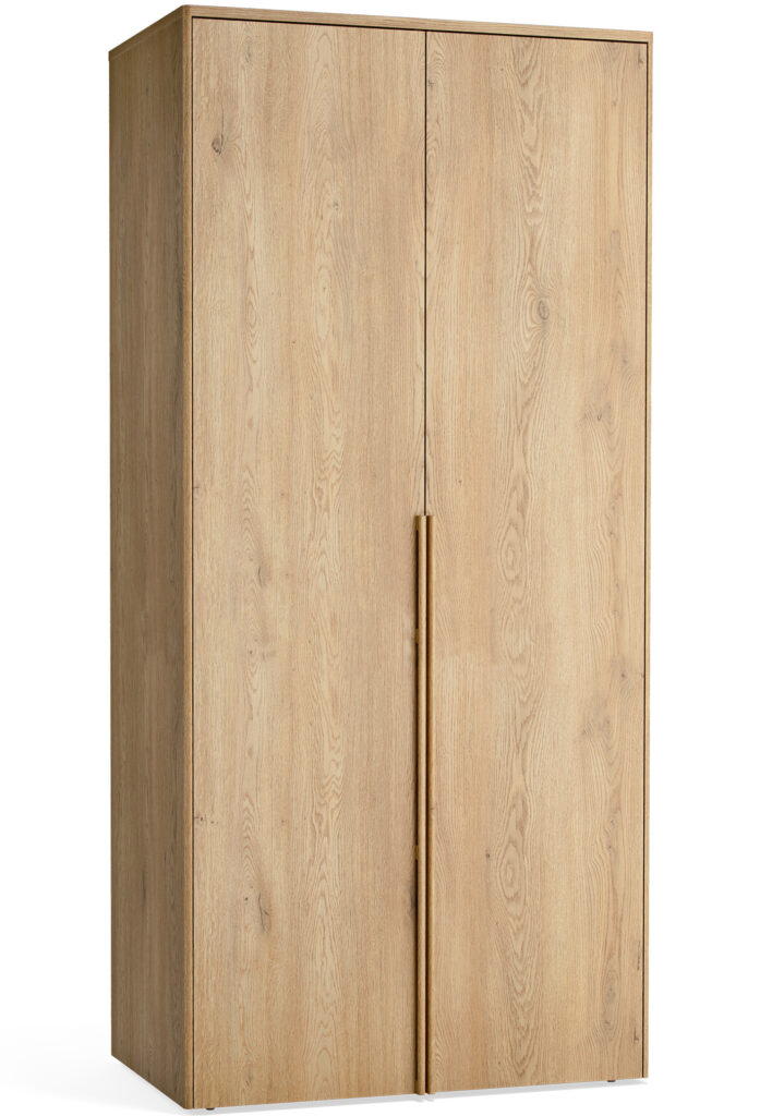 Armoire 2 portes avec penderie JADE