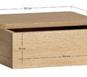 Dimension de table de chevet à suspendre 1 tiroir 35,5cm - JADE