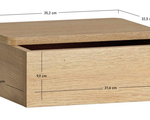 Dimension de table de chevet à suspendre 1 tiroir 35,5cm - JADE
