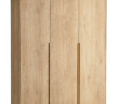 5021344 – Wardrobe 3-door with full front on legs, with lighting, Well oak – 1 