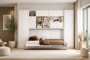 Comment fonctionne un lit escamotable avec bureau