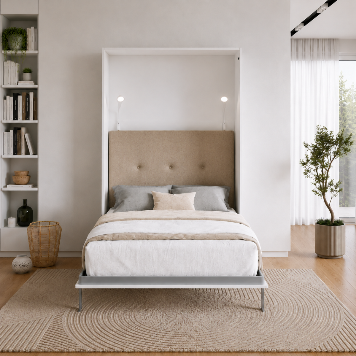 Lit escamotable haut de gamme en 160x200 cm KAMAZZA