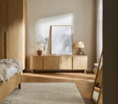 Buffet 2 portes 2 tiroirs 183 cm chêne - JADE