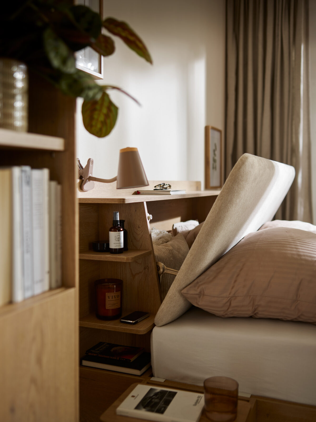 Rangements intégrés pratique avec le lit Jade