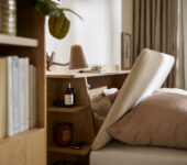 Rangements intégrés pratique avec le lit Jade
